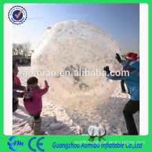 Hot sale body zorb ball, interesting giant plastic ball can be played on snowfield